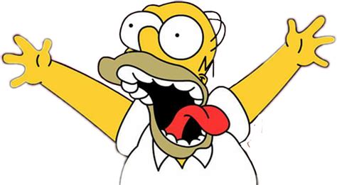 Simpsons Homer Panic ตัว การ์ตูน กวน ๆ Clipart Full Size Clipart