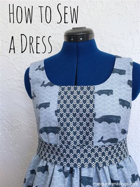 How To Sew A Dress Video Tutorial Rae Gun Ramblings