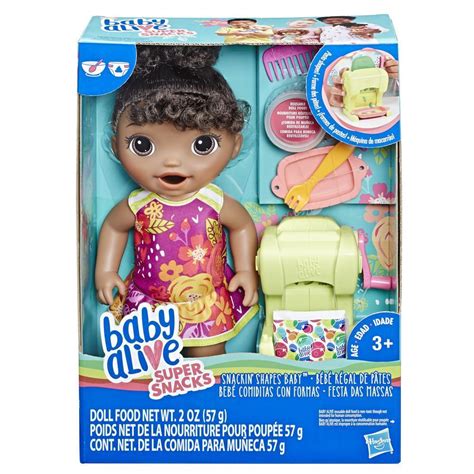 Baby Alive Snackin Shapes Baby Doll Black Hair Baby Alive