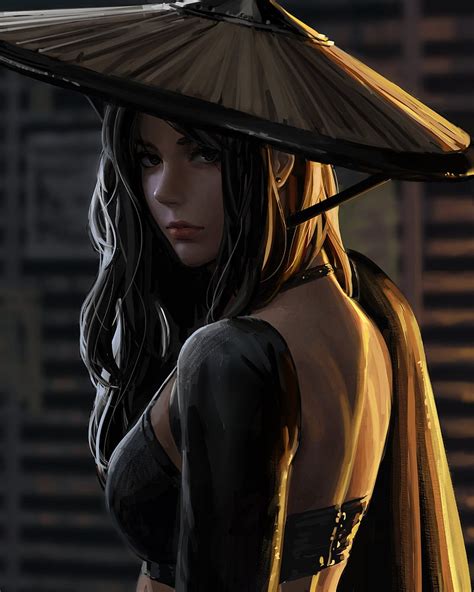 Digital Art Artwork Portrait Display Guweiz Women Fantasy Art