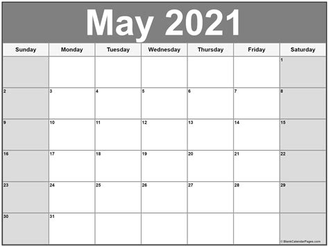 Free printable 2021 calendar with uk holidays. May 2018 calendar | free printable monthly calendars