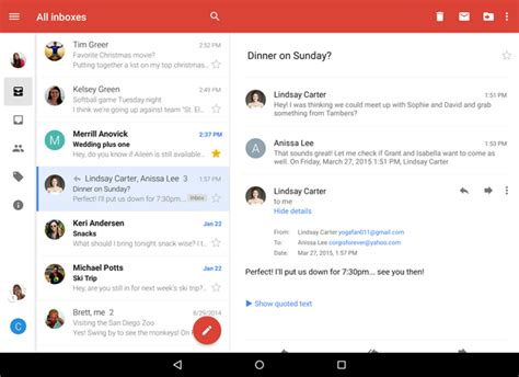 Gmail Android App Adds Unified Inbox Conversation View Smarter Search