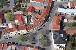 Sömmerda von oben - Platz- Ensemble Kronbiegelplatz in Sömmerda im ...