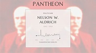 Nelson W. Aldrich Biography - American politician (1841–1915) | Pantheon