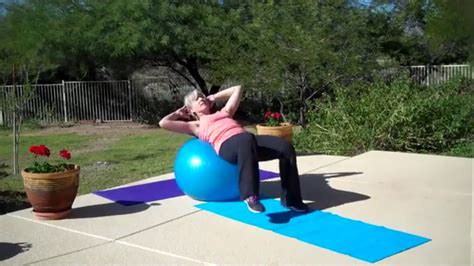 fitball abdominal exercises youtube