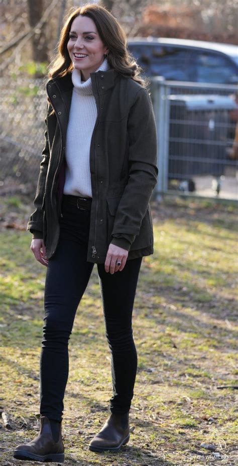 Kate Keeps It Casual For Forest School Visit In Copenhagen Demark Day 2 Blundstone Outfit