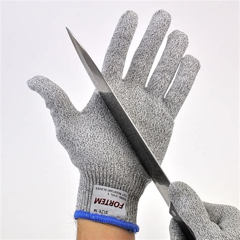 Cut Resistant Gloves By Fortem 2 Pairs Level 5 Protection En388