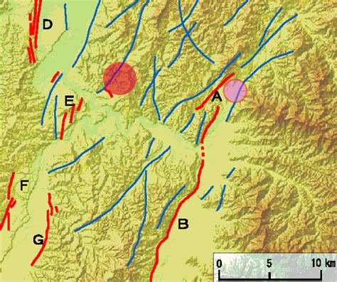 Known Active Faults Gsi Home Page
