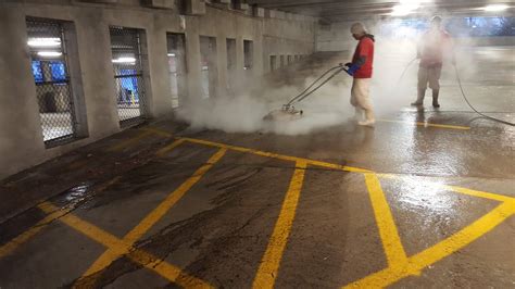Parking Garage Cleaning Clean County Powerwashing