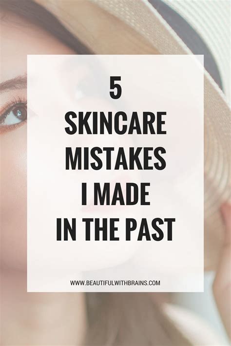 5 Skincare Mistakes I Made In The Past Skin Care Dull Skin Forehead