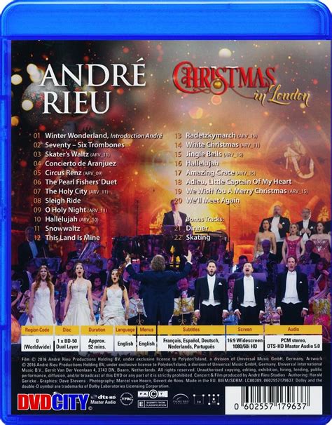 André Rieu Christmas In London Dvdcitydk