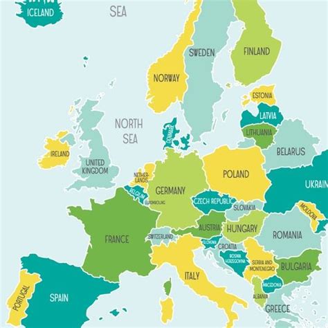 Map Of Europe For Kids Europe Map Backpacking Europe Europe Travel