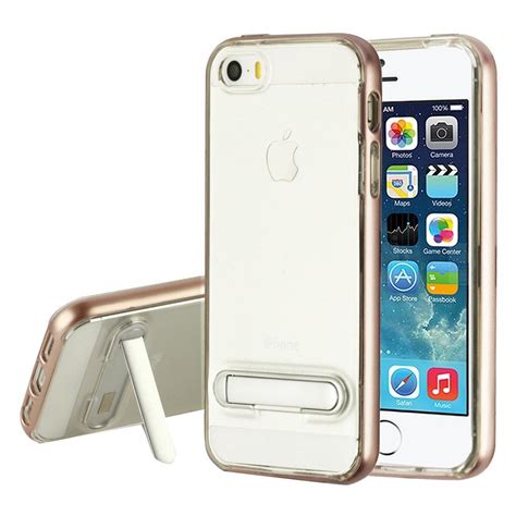 Valor Dual Layer Hybrid Stand Pctpu Rubber Case Cover For Apple Iphone