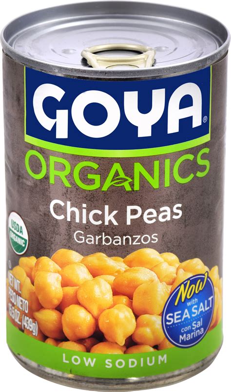 Goya Organics Chick Peas Low Sodium 155 Oz