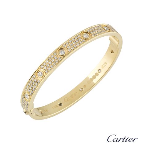Cartier Pave Love Bracelet