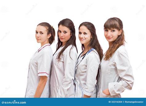 Portrait Group Of Nurses Stock Photo Image Of Professional