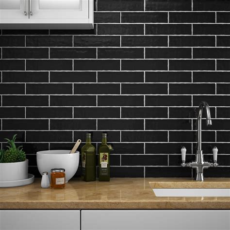 Black Wall Tiles Design Wall Design Ideas