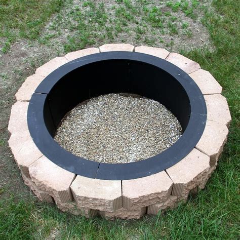 Sunnydaze Durable In Ground Fire Pit Ring Insert Diy Fire Ring