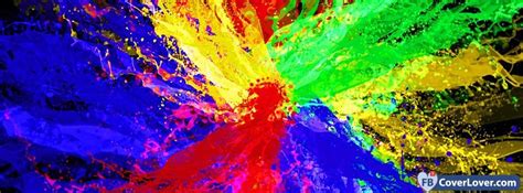 Colorful Splash Colorful Facebook Cover Maker