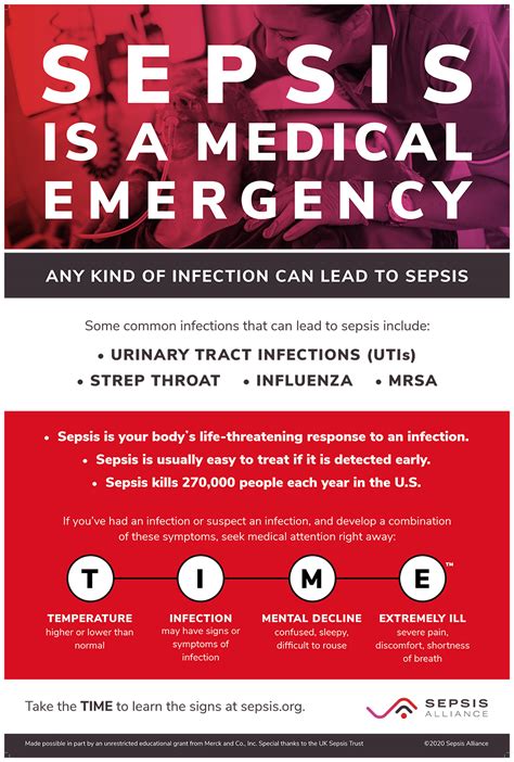 Sepsis Infographic A2 Infection Public Health