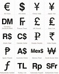Free Currency Sign Download – Top 20 Economies | Symbols and Currency ...