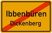 Ortsschild Ibbenbüren-Dickenberg kostenlos: Download & Drucken