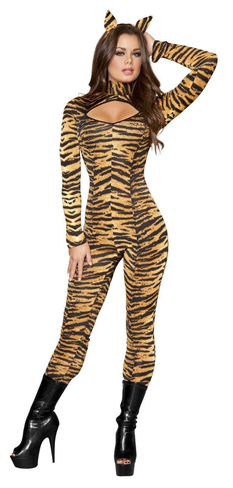 Two Piece Sassy Tigress Tiger Costume Women Tiger Costume Costumes