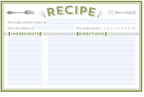 It will show a file extension of dot or dotx the microsoft office website offers several free recipe templates to download if you decide you don't want to make your own. 8+ Free Recipe Card Templates (Print to Use) - Word Excel ...
