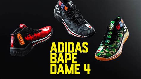 Adidas Bape Dame 4 18 022018 Youtube