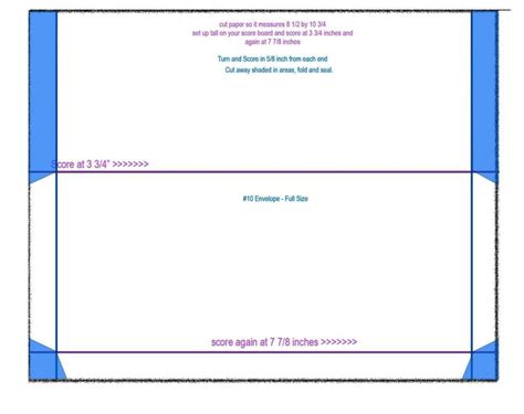 Envelope Template For Word