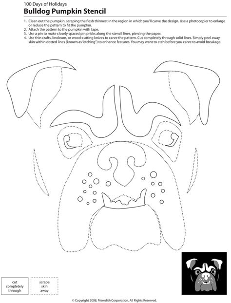 Downloadable Dog Breed Pumpkin Stencils Popsugar Pets Photo 10