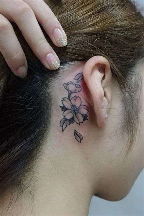 50 Most Beautiful Behind The Ear Tattoos That Every Girl Wish To Have