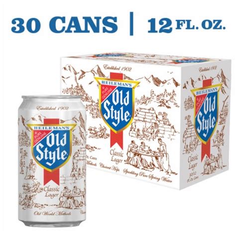 Old Style Classic Lager Beer 30 Cans 12 Fl Oz Qfc