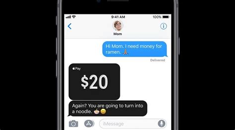 You can use the app in two different ways. You can now send money in cell phone messages using Apple ...