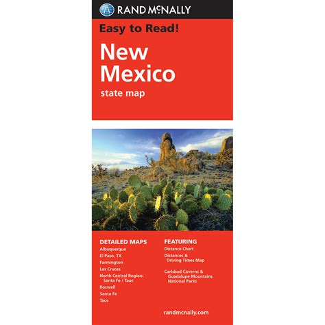 Rand Mcnally New Mexico Easy To Read Folding Travel Map The Map Shop