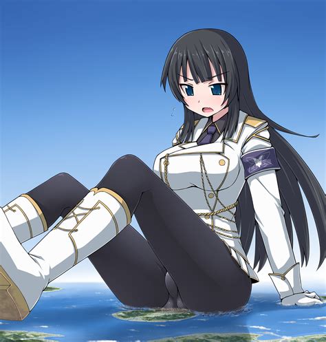 Terada Ochiko Ikaruga Senran Kagura Senran Kagura Highres 10s 1girl O Black Hair Blue