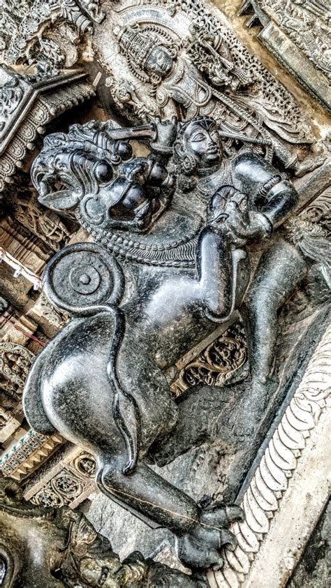 Statues Belur Chennakesava Temple Karnataka Ancient Indian