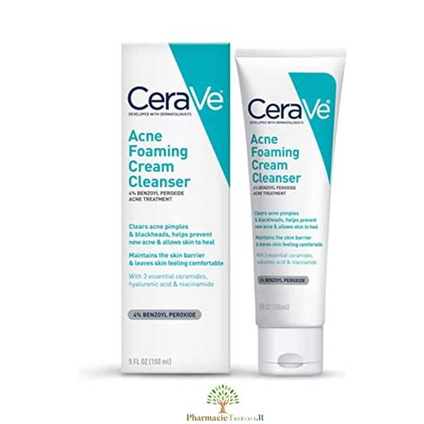 Cerave Acne Foaming Cream Cleanser Livraison Partout En Alg Rie Parapharmacie Tarzaali