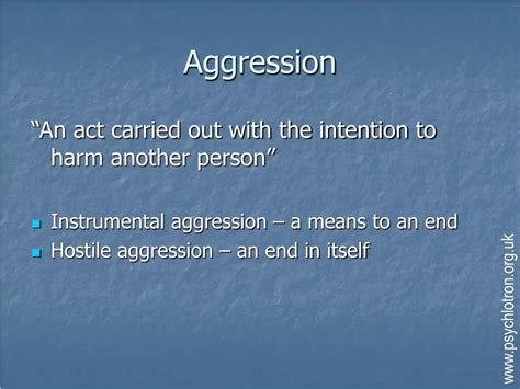 Ppt Aggression Powerpoint Presentation Free Download Id1208159