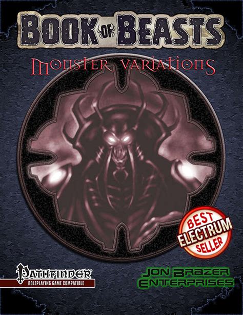 Book Of Beasts Monster Variations Pfrpg Jon Brazer Enterprises