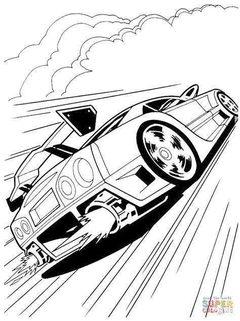 ️hot Wheels Motorcycle Coloring Pages Free Download