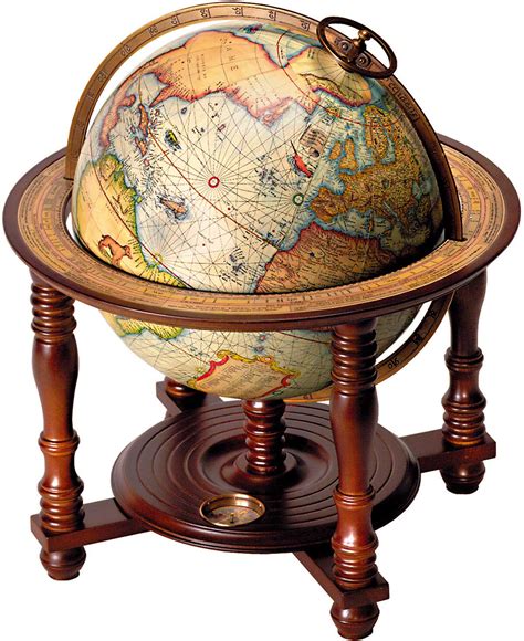 Globe Antique Mercator 1541 Reproduction