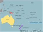 Oceania Map - Guide of the World