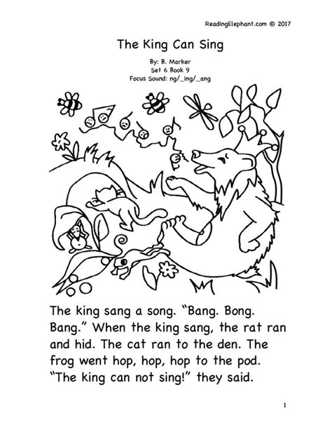 Phonics Stories For Kindergarten Reading Elephant