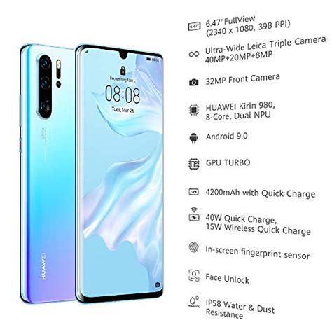 Huawei P30 Pro 128 Gb 647 Inch Oled Display Smartphone With Leica Quad