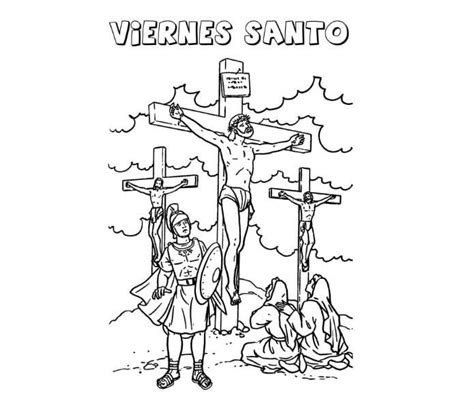 Dibujos De Pasos De Semana Santa Para Colorear