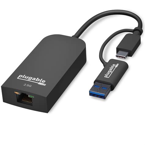 Plugable 25g Usb C And Usb To Ethernet Adapter 2 In 1 Adapter