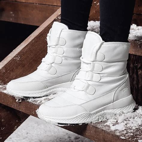 botas de nieve informales para mujer botines cómodos de felpa botas