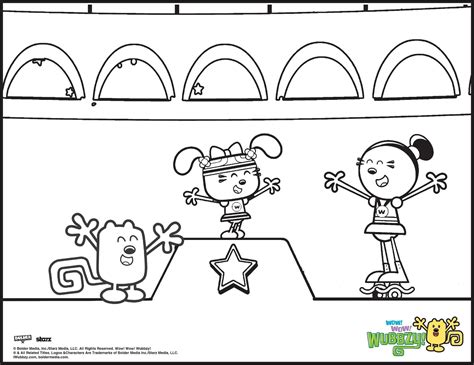 Wow Wow Wubbzy Nick Jr Coloring Book Coloring Pages