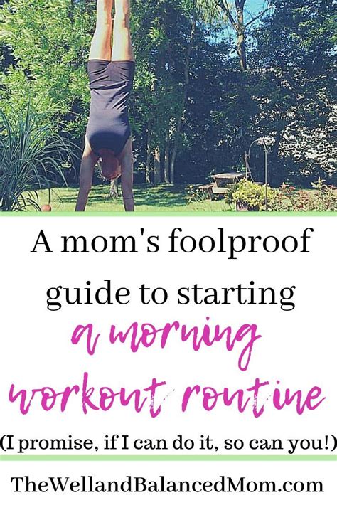 It has trackers to monitor your progress every step of the way. How to Start Working Out in the Morning When You're a Mom | Morning workout routine, Morning ...